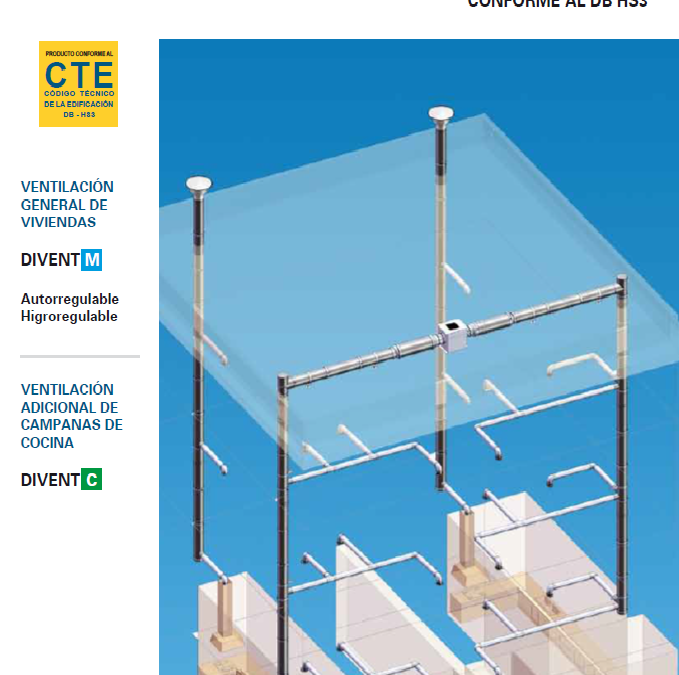 Divent CTE – Sistema General de ventilación de viviendas